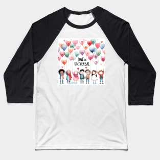 Love is Universal Baseball T-Shirt